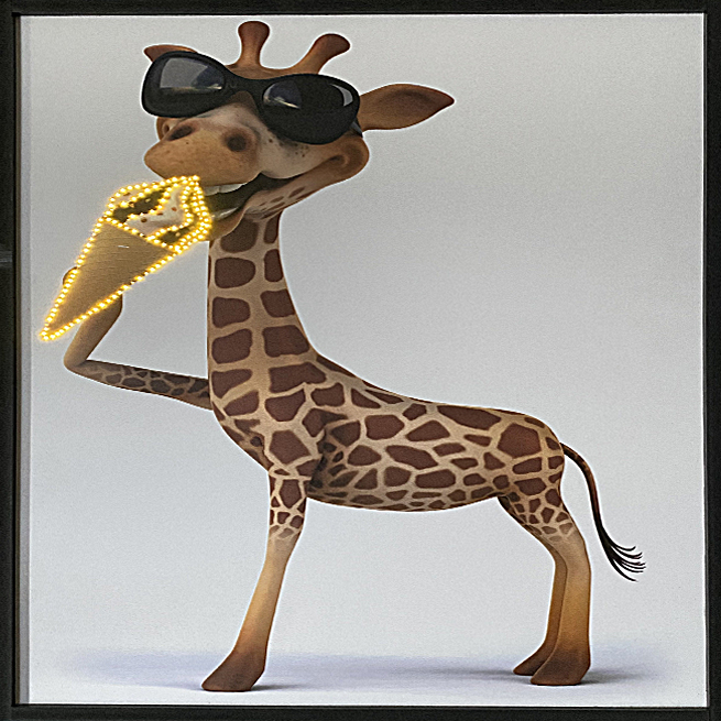 fiber optic giraffe